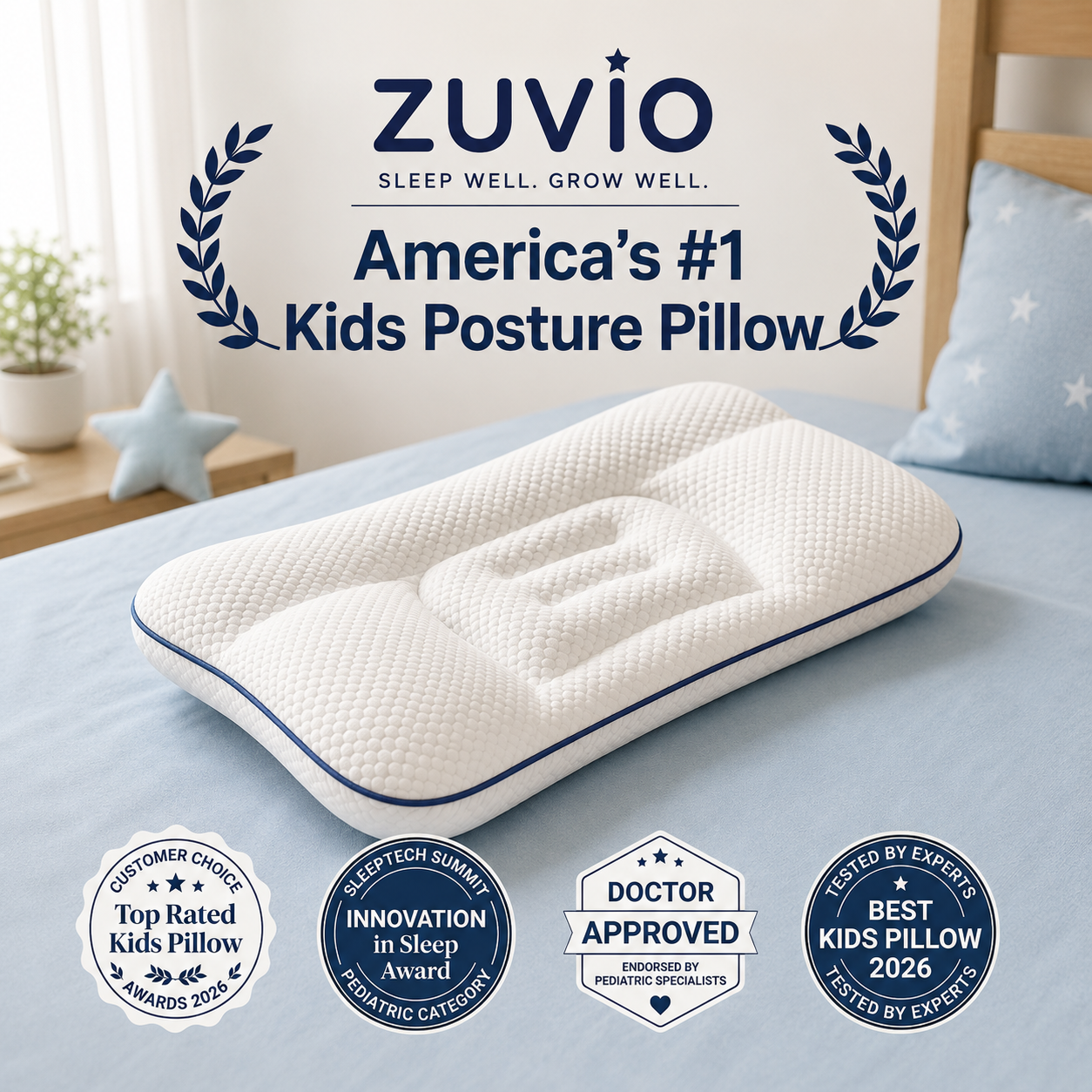 Zuvio Posture Kids Pillow